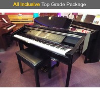 Used Yamaha CVP209 Polished Ebony Digital Piano Complete Package